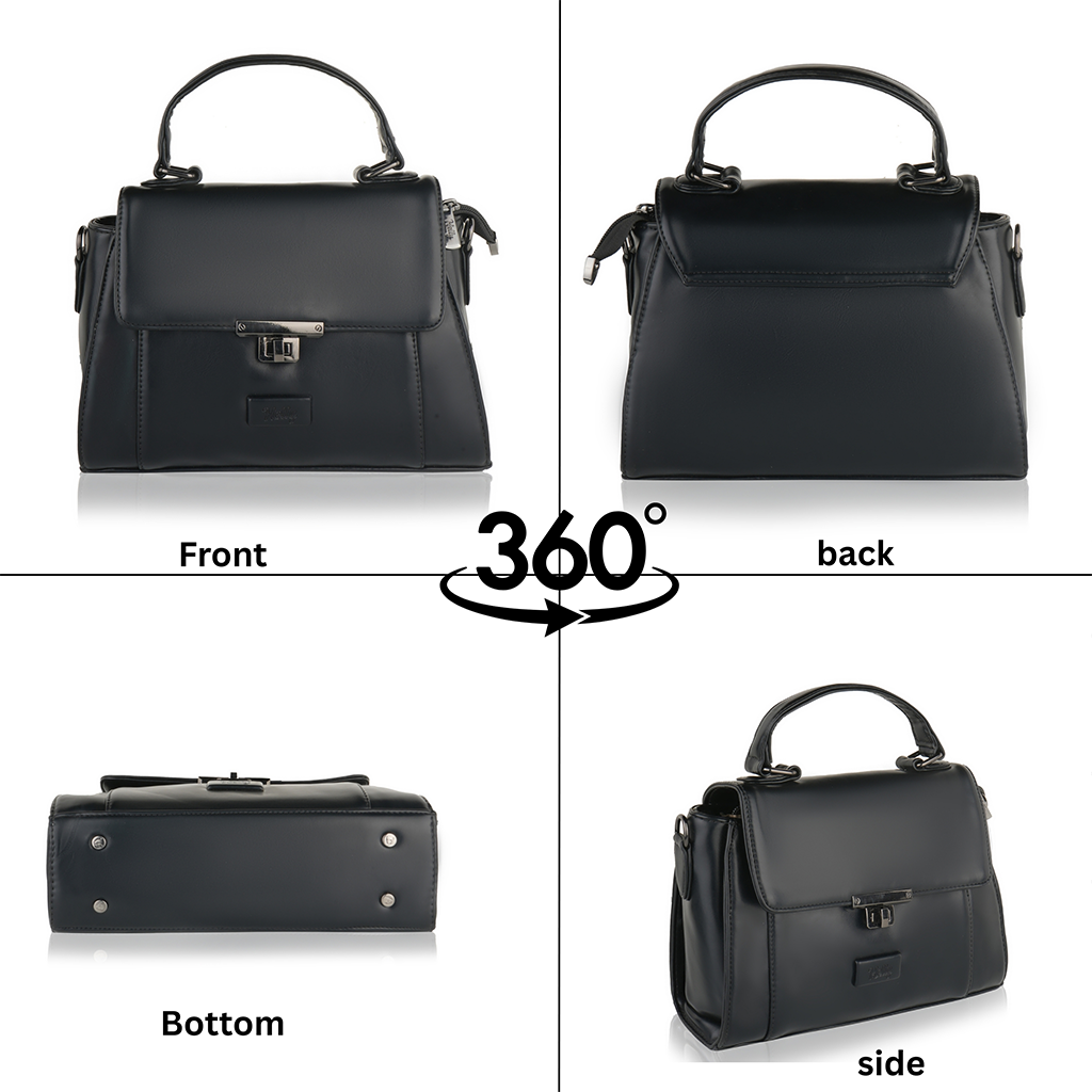 Audrey Turn-Lock Sling Handbag