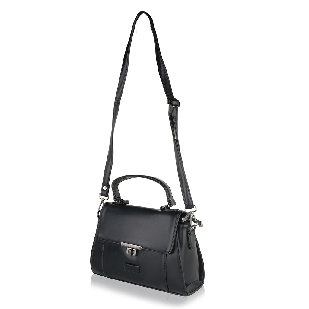 Audrey Turn-Lock Sling Handbag