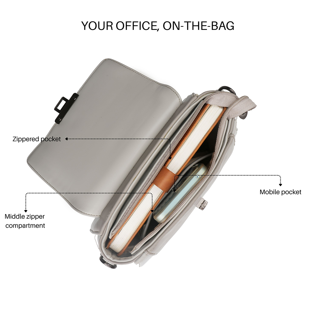 Audrey Turn-Lock Sling Handbag
