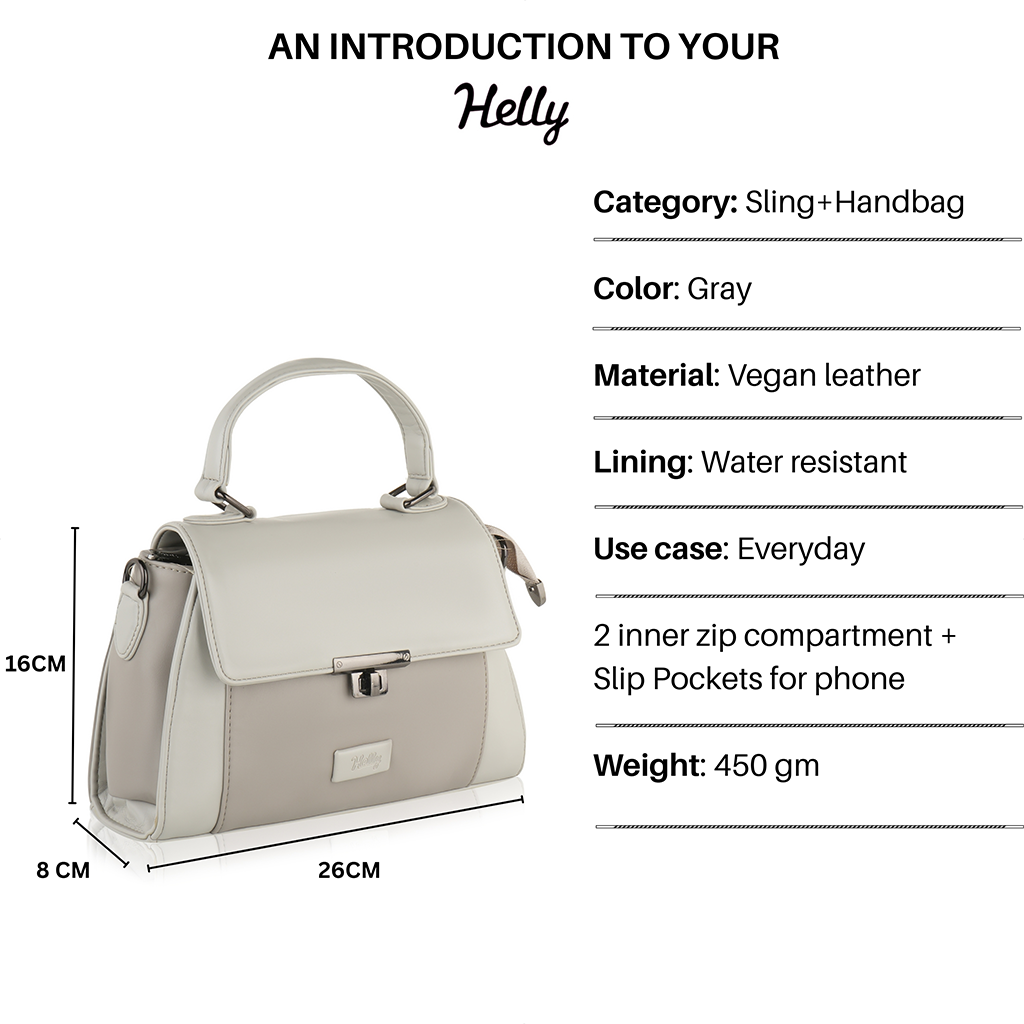 Audrey Turn-Lock Sling Handbag