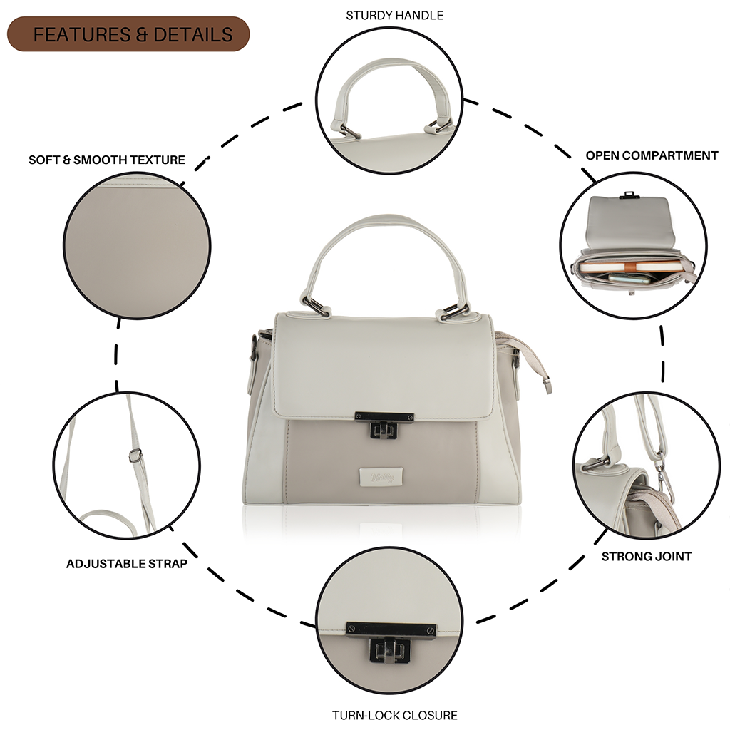 Audrey Turn-Lock Sling Handbag