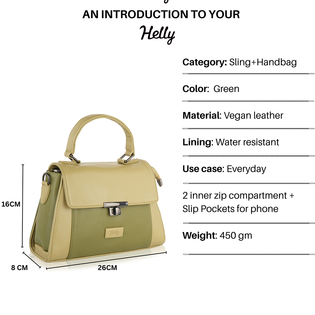 Audrey Turn-Lock Sling Handbag