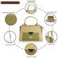 Audrey Turn-Lock Sling Handbag
