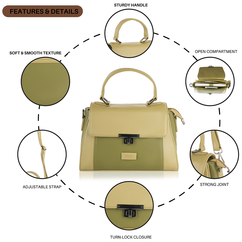Audrey Turn-Lock Sling Handbag