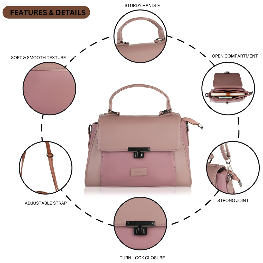 Audrey Turn-Lock Sling Handbag