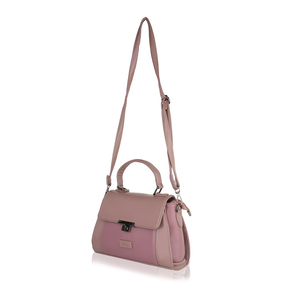 Audrey Turn-Lock Sling Handbag