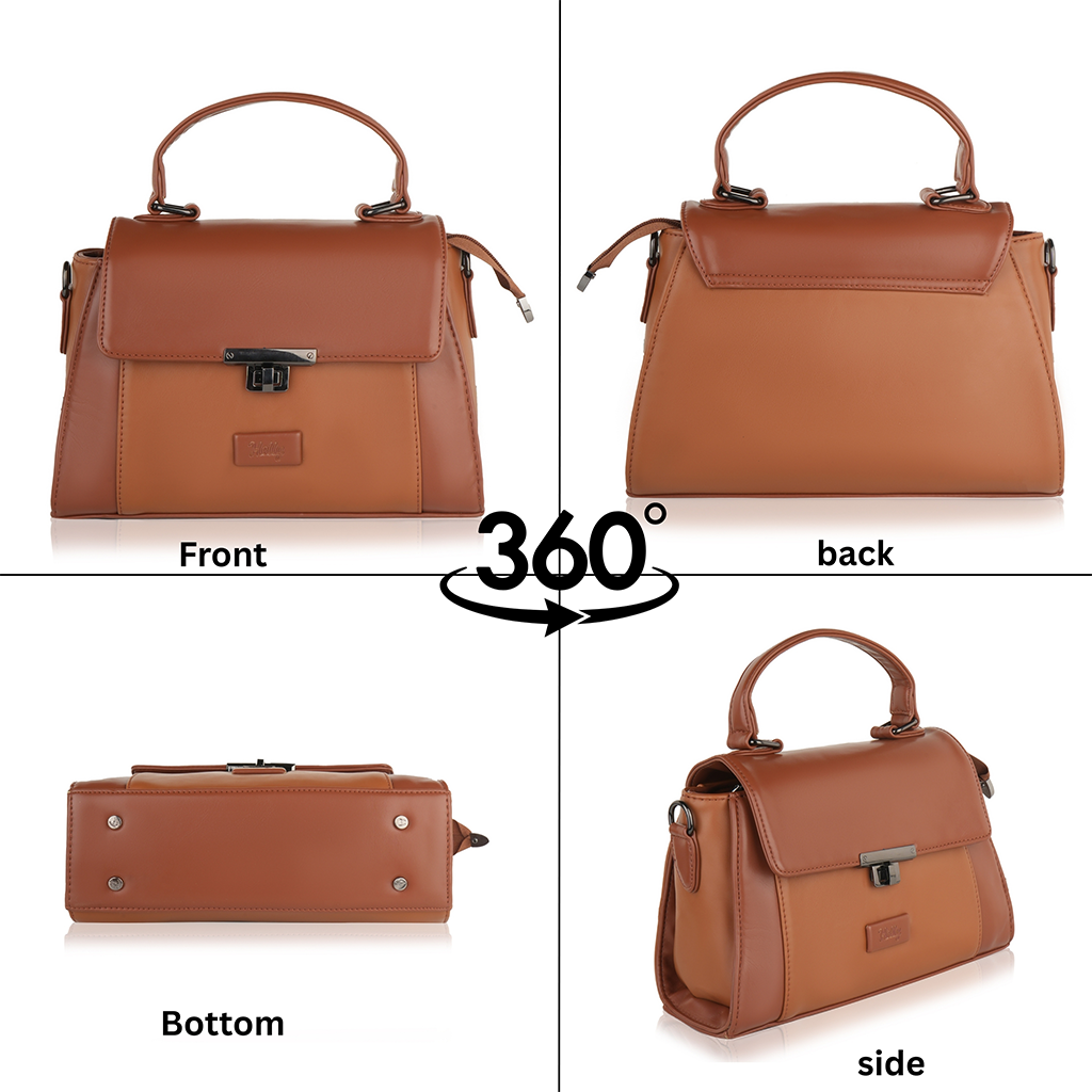 Audrey Turn-Lock Sling Handbag