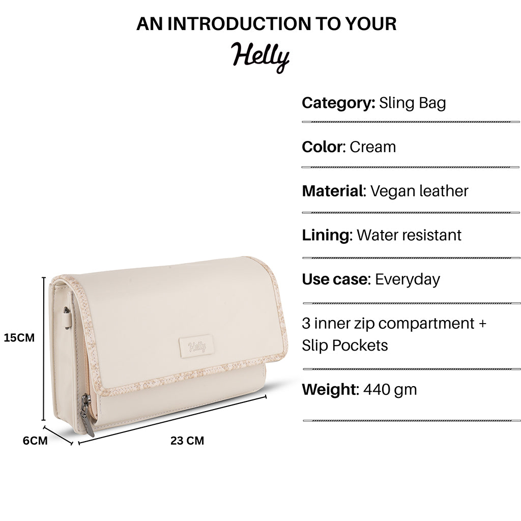 Chloe Triple Zip Sling Bag