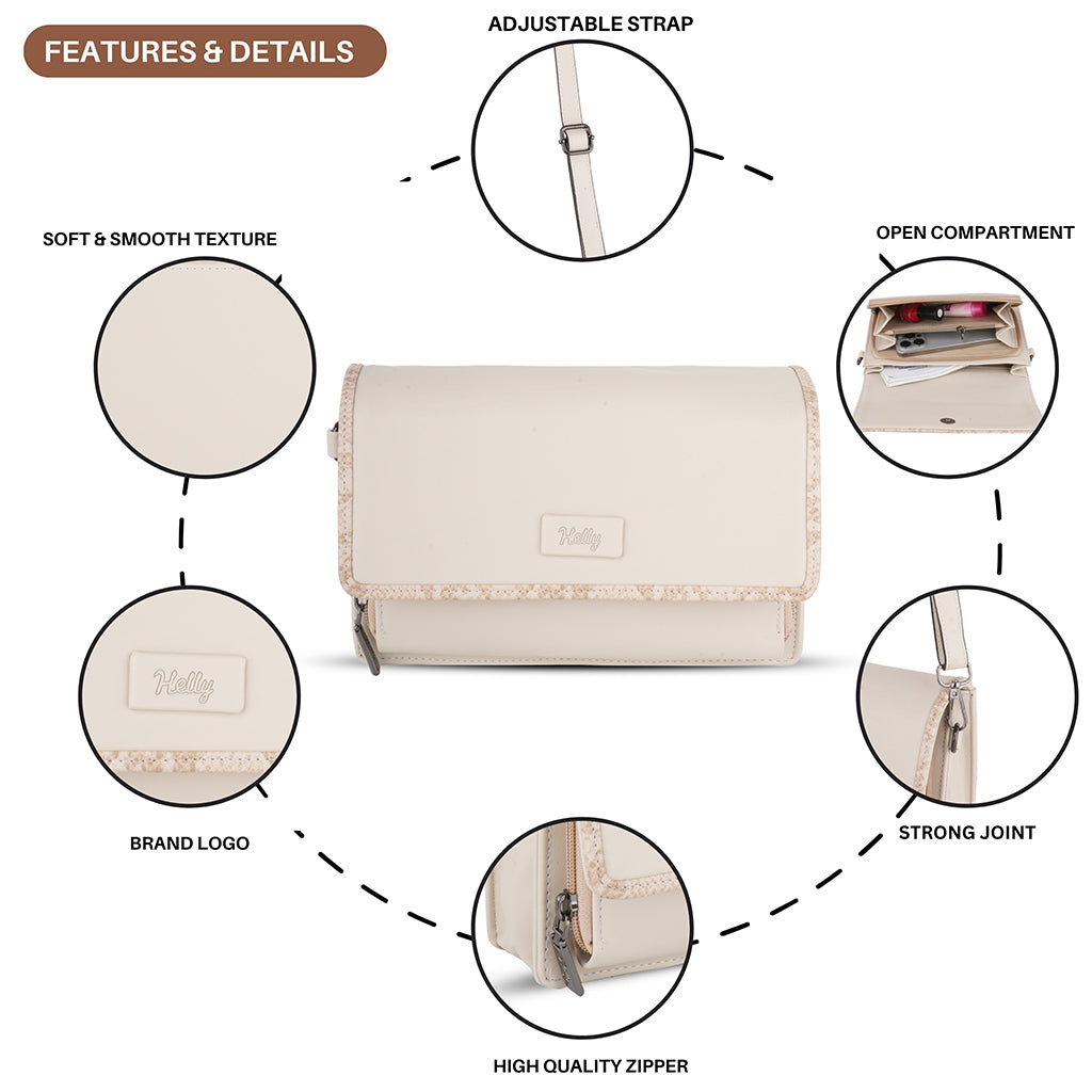 Chloe Triple Zip Sling Bag