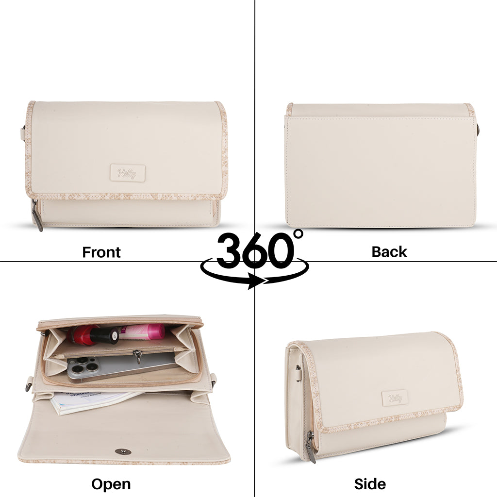Chloe Triple Zip Sling Bag