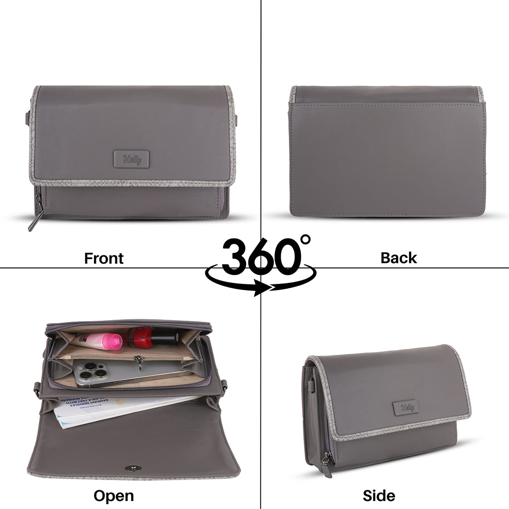 Chloe Triple Zip Sling Bag