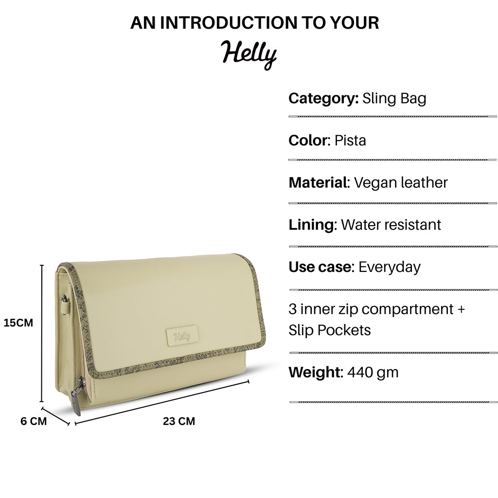 Chloe Triple Zip Sling Bag