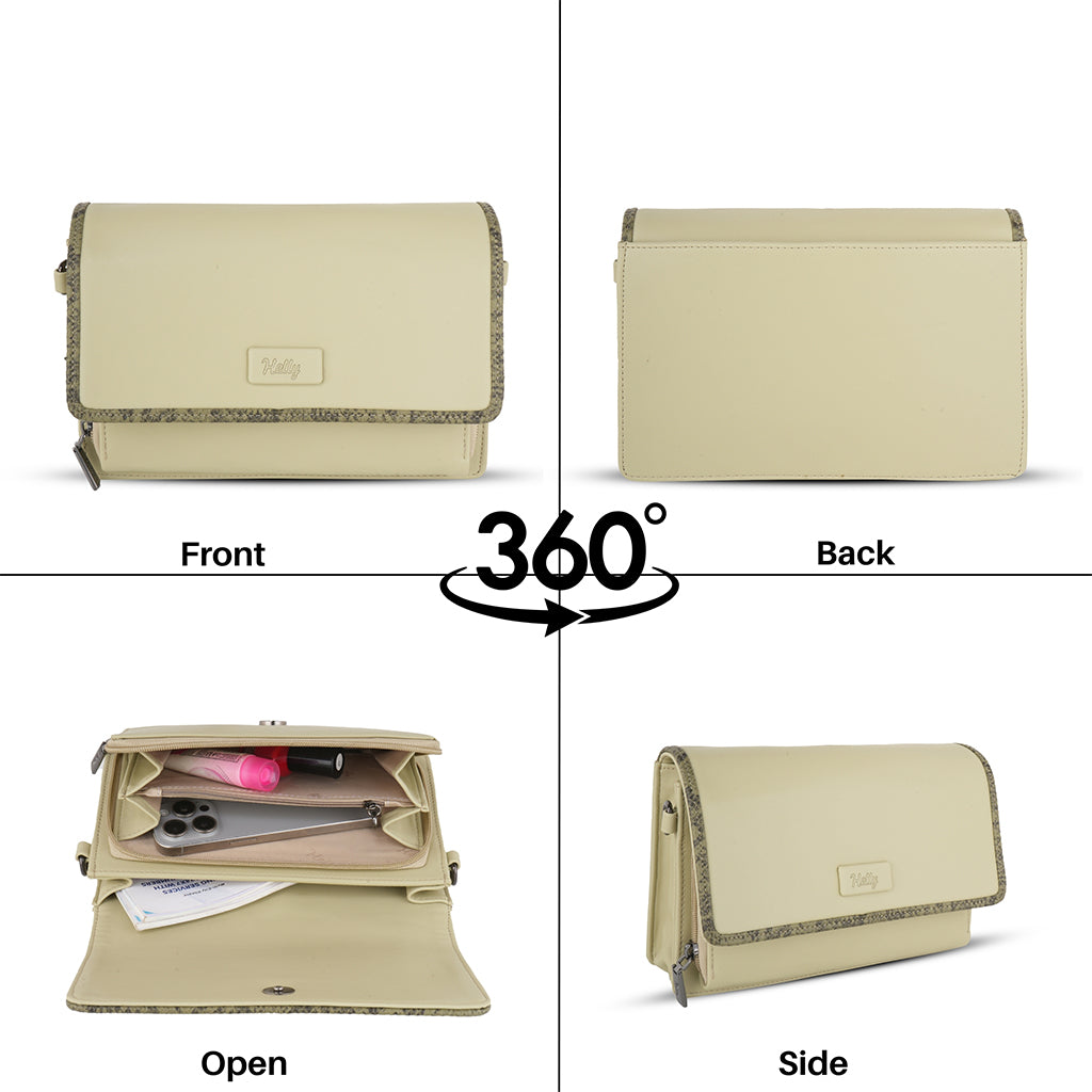 Chloe Triple Zip Sling Bag