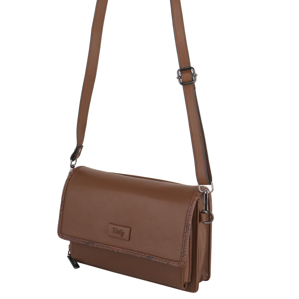 Chloe Triple Zip Sling Bag