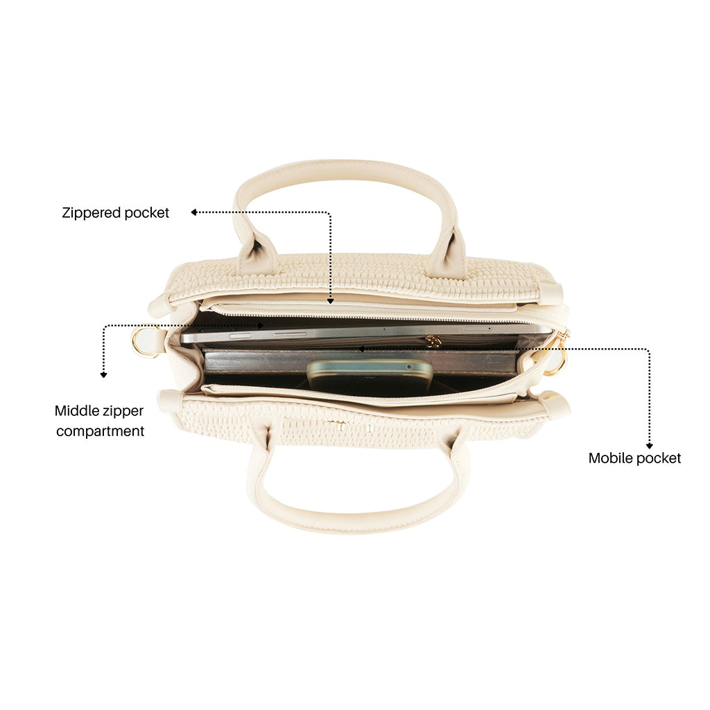 Olivia Structured Carry Handbag