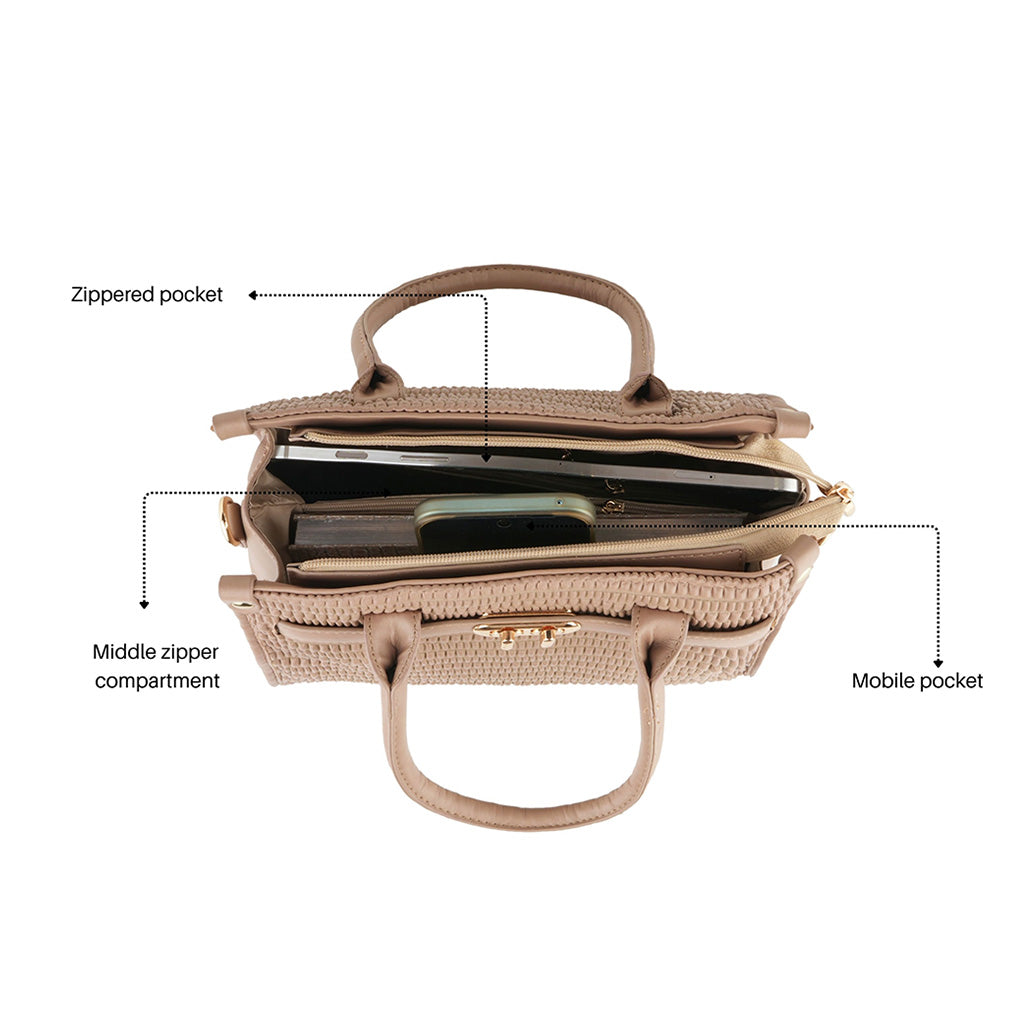 Olivia Structured Carry Handbag